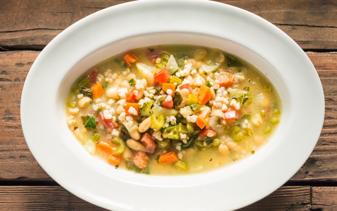 Zesty White Bean Soup with Sorghum