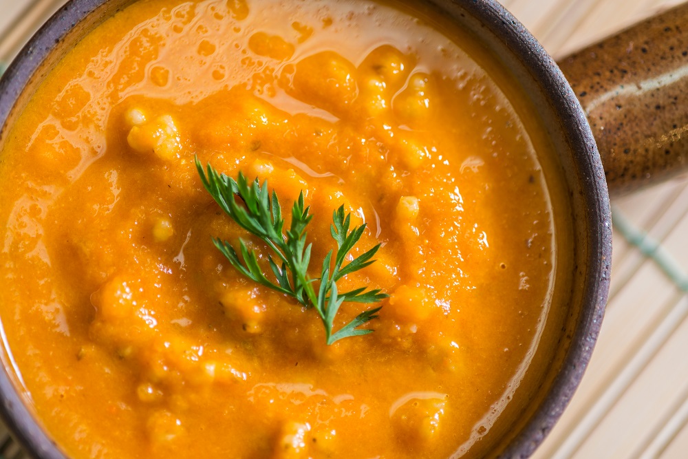 Spiced Carrot & Sorghum Soup